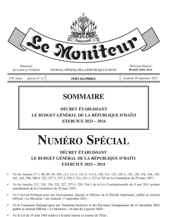 Exercice fiscal 2023-2024 : l'économiste Michaëlle Paraison appelle à la bonne gestion des dépenses publiques